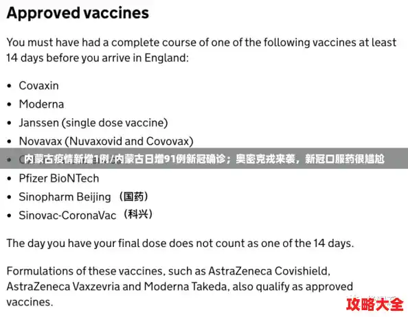 内蒙古疫情新增1例/内蒙古日增91例新冠确诊；奥密克戎来袭，新冠口服药很尴尬