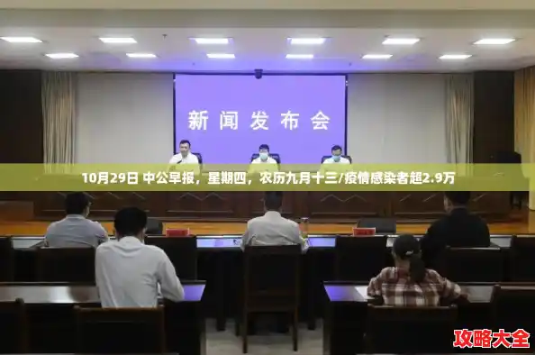 10月29日 中公早报，星期四，农历九月十三/疫情感染者超2.9万
