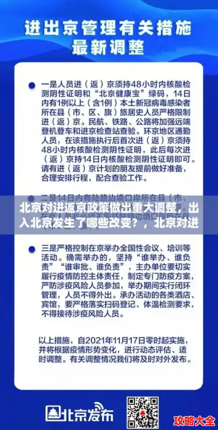 北京对进返京政策做出重大调整，出入北京发生了哪些改变？，北京对进返京政策做出重大调整