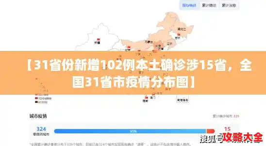 【31省份新增102例本土确诊涉15省，全国31省市疫情分布图】