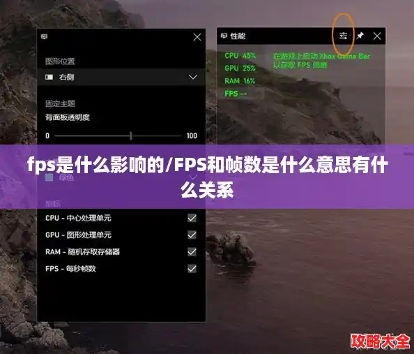 fps是什么影响的/FPS和帧数是什么意思有什么关系
