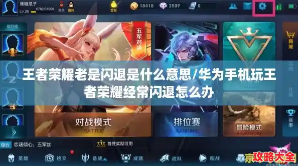 王者荣耀老是闪退是什么意思/华为手机玩王者荣耀经常闪退怎么办