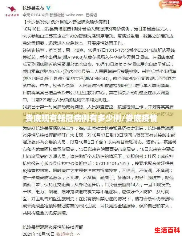 娄底现有新冠病例有多少例/娄底疫情