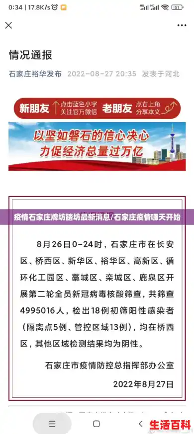 疫情石家庄牌坊踏坊最新消息/石家庄疫情哪天开始