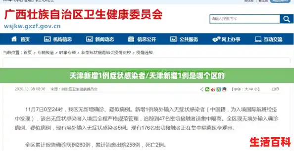 天津新增1例症状感染者/天津新增1例是哪个区的