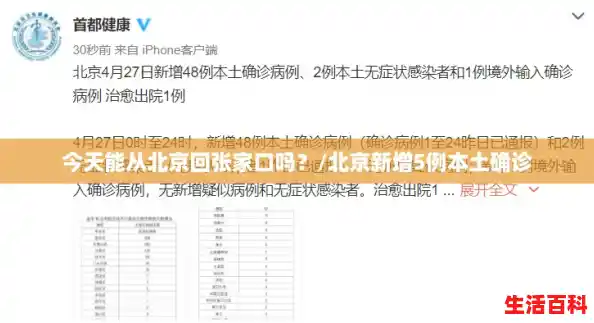 今天能从北京回张家口吗？/北京新增5例本土确诊