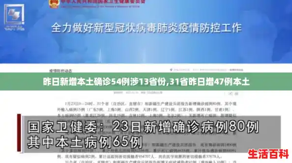 昨日新增本土确诊54例涉13省份,31省昨日增47例本土 昨日新增本土确诊54例涉13省份,31省昨日增47例本土