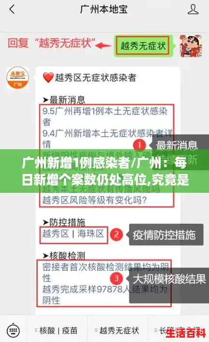 广州新增1例感染者/广州：每日新增个案数仍处高位,究竟是怎么一回事?