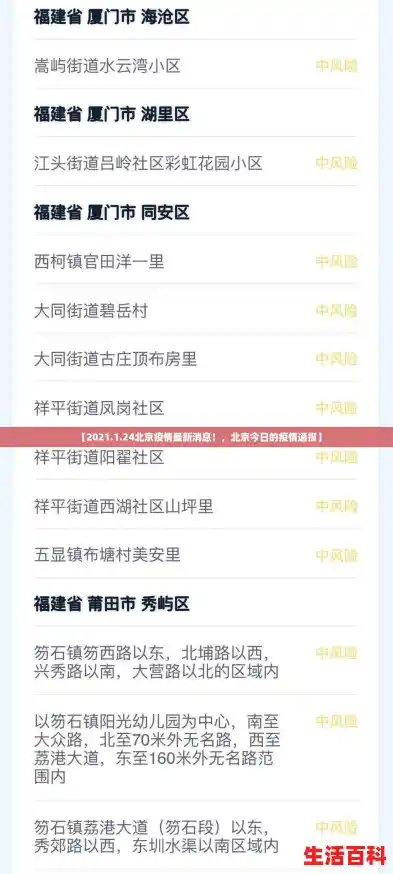 【2021.1.24北京疫情最新消息!,北京今日的疫情通报】 【2021.1.24北京疫情最新消息!,北京今日的疫情通报】