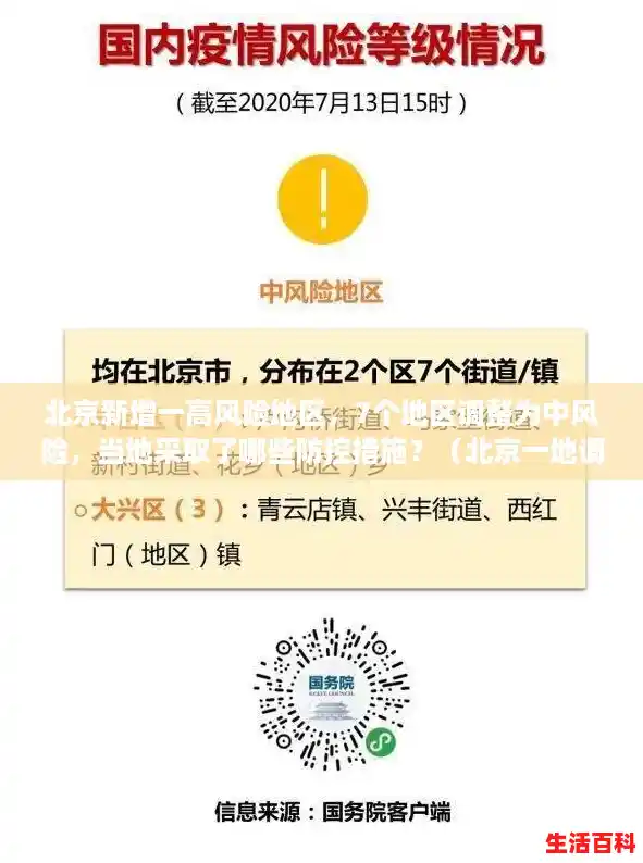 北京新增一高风险地区，7个地区调整为中风险，当地采取了哪些防控措施？（北京一地调整为中风险地区）