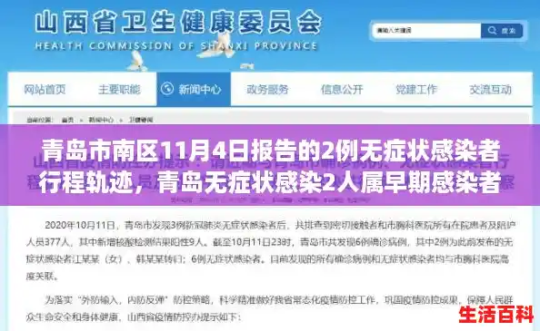 青岛市南区11月4日报告的2例无症状感染者行程轨迹，青岛无症状感染2人属早期感染者