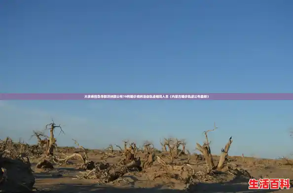 大庆疾控急寻额济纳旗公布19例确诊病例活动轨迹相同人员（内蒙古确诊轨迹公布最新）