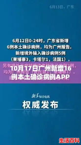 10月17日广州新增16例本土确诊病例APP（广东新增本土确诊病例19例）