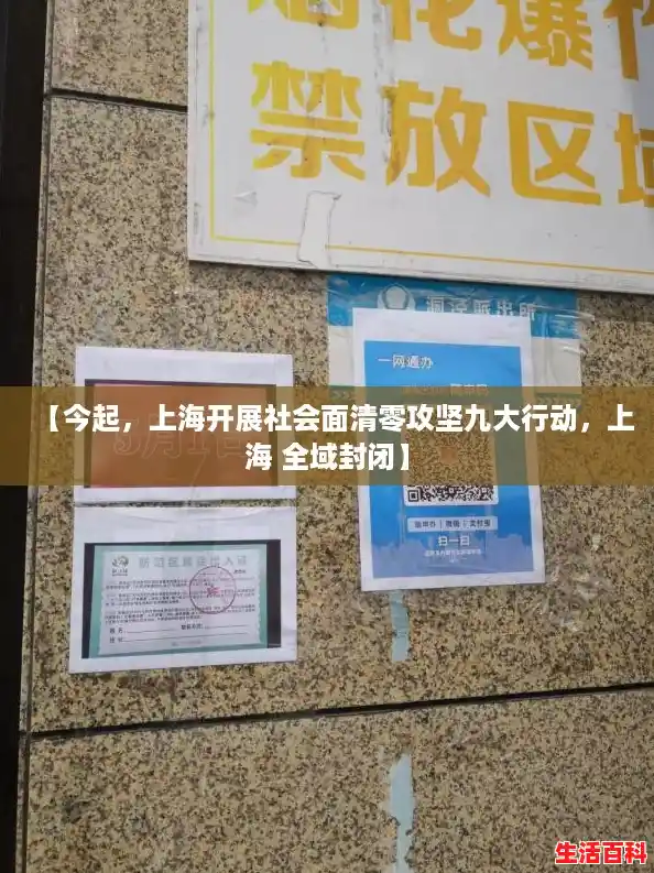 【今起，上海开展社会面清零攻坚九大行动，上海 全域封闭】