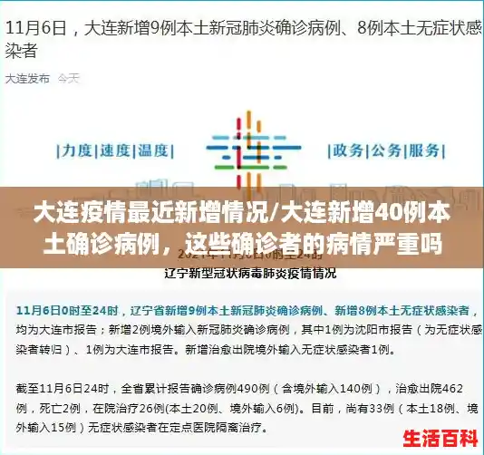 大连疫情最近新增情况/大连新增40例本土确诊病例,这些确诊者的病情严重吗? 大连疫情最近新增情况/大连新增40例本土确诊病例,这些确诊者的病情严重吗?