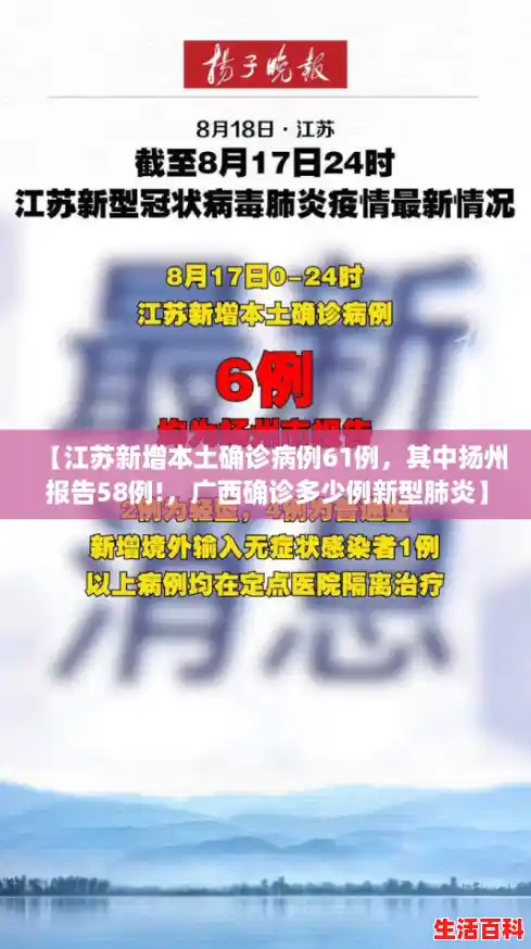 【江苏新增本土确诊病例61例，其中扬州报告58例!，广西确诊多少例新型肺炎】