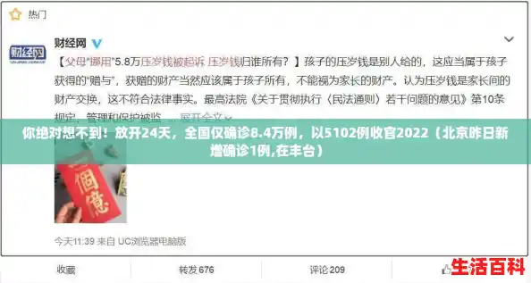 你绝对想不到!放开24天,全国仅确诊8.4万例,以5102例收官2022(北京昨日新增确诊1例,在丰台) 你绝对想不到!放开24天,全国仅确诊8.4万例,以5102例收官2022(北京昨日新增确诊1例,在丰台)