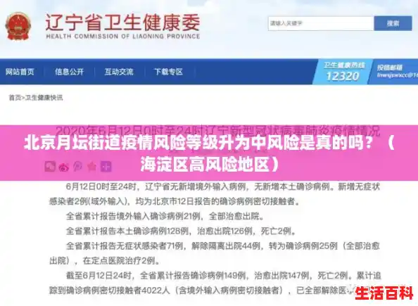 北京月坛街道疫情风险等级升为中风险是真的吗？（海淀区高风险地区）