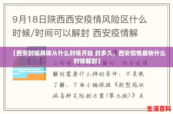 【西安封城具体从什么时候开始 封多久，西安疫情最快什么时候解封】