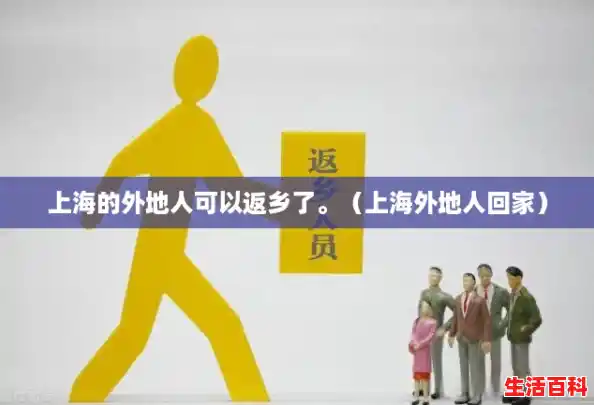 上海的外地人可以返乡了。(上海外地人回家) 上海的外地人可以返乡了。(上海外地人回家)
