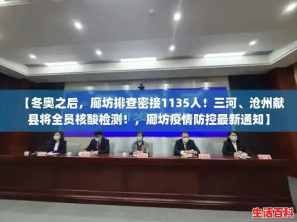 【冬奥之后,廊坊排查密接1135人!三河、沧州献县将全员核酸检测!,廊坊疫情防控最新通知】 【冬奥之后,廊坊排查密接1135人!三河、沧州献县将全员核酸检测!,廊坊疫情防控最新通知】