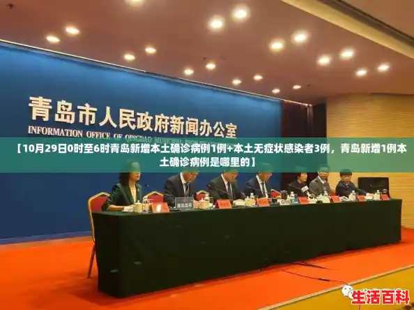 【10月29日0时至6时青岛新增本土确诊病例1例+本土无症状感染者3例,青岛新增1例本土确诊病例是哪里的】 【10月29日0时至6时青岛新增本土确诊病例1例+本土无症状感染者3例,青岛新增1例本土确诊病例是哪里的】