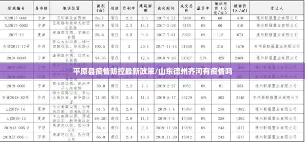 平原县疫情防控最新政策/山东德州齐河有疫情吗 平原县疫情防控最新政策/山东德州齐河有疫情吗