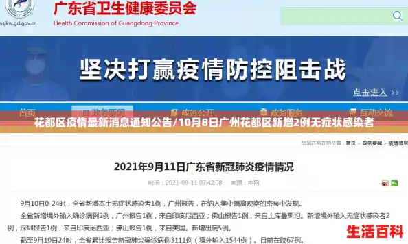 花都区疫情最新消息通知公告/10月8日广州花都区新增2例无症状感染者