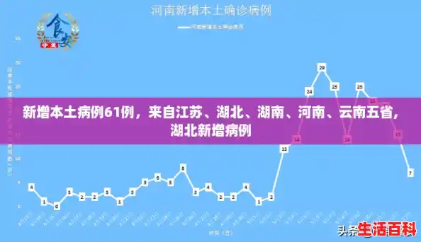 新增本土病例61例,来自江苏、湖北、湖南、河南、云南五省,湖北新增病例 新增本土病例61例,来自江苏、湖北、湖南、河南、云南五省,湖北新增病例