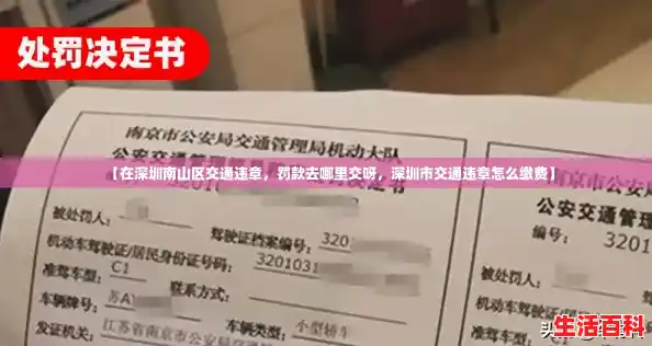 【在深圳南山区交通违章，罚款去哪里交呀，深圳市交通违章怎么缴费】