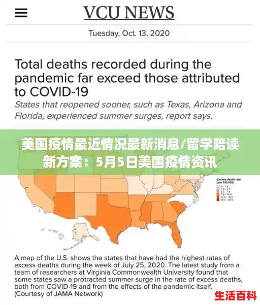 美国疫情最近情况最新消息/留学陪读新方案：5月5日美国疫情资讯