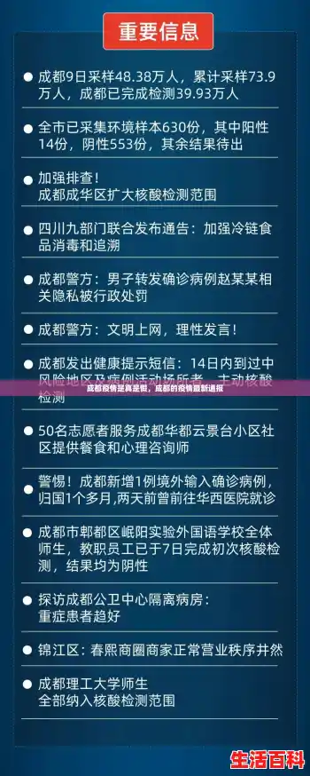 成都疫情是真是假，成都的疫情最新通报