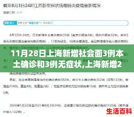11月28日上海新增社会面3例本土确诊和3例无症状,上海新增2例本土确诊3例无症状的简单介绍