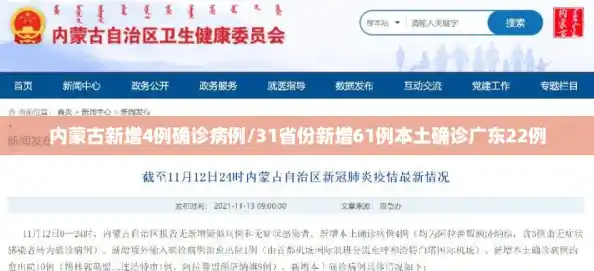 内蒙古新增4例确诊病例/31省份新增61例本土确诊广东22例 内蒙古新增4例确诊病例/31省份新增61例本土确诊广东22例