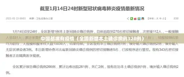 中国都哪有疫情(全国新增本土确诊病例328例) 中国都哪有疫情(全国新增本土确诊病例328例)