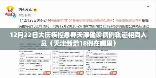 12月22日大庆疾控急寻天津确诊病例轨迹相同人员（天津新增18例在哪里）