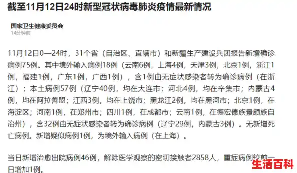 【31省份新增75例本土，这些病例涉及到了哪些省份？，31省份新增本土确诊90例a一】