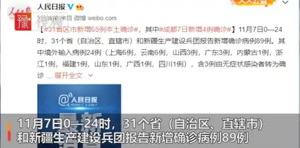 大连市疫情最新消息数据/国内11月7日新增确诊病例89例 其中本土65例