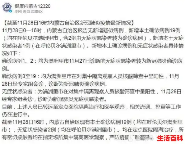 内蒙古满洲里新增19例本土确诊，这些确诊者的病情如何？/满洲里新增本土20例