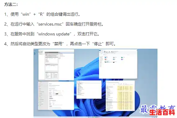 win11最新更新bug/Win11怎么关闭自动更新 Win11关闭自动更新的方法