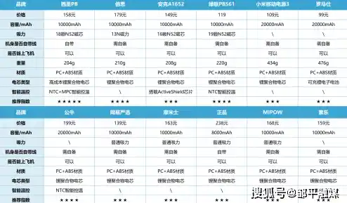 各价位充电宝/最真实的充电宝测评/如何购买不踩雷的充电宝！/充电宝品牌测评推荐